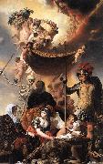 EVERDINGEN, Caesar van Allegory of the Birth of Frederik Hendrik dfg oil